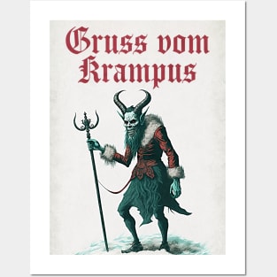 Gruss Vom Krampus Posters and Art